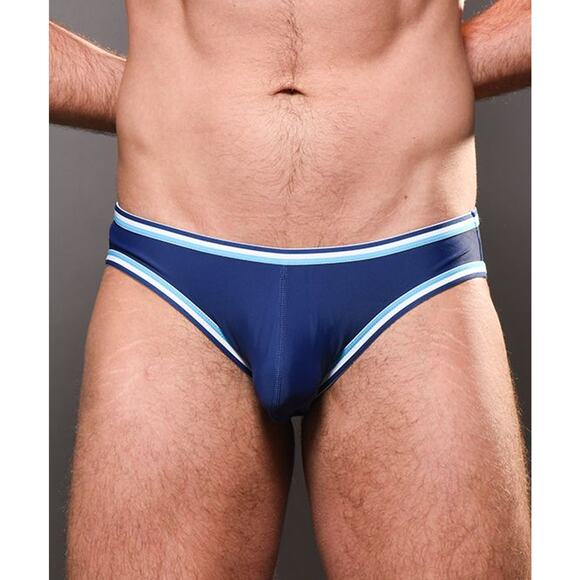 Andrew Christian Racer Bikini Blue Large - Picture 5 of 13